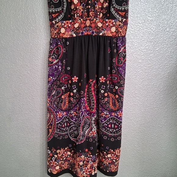 Nordstrom Brand eci Mixed Media Dress   Size 12 - Picture 10 of 13